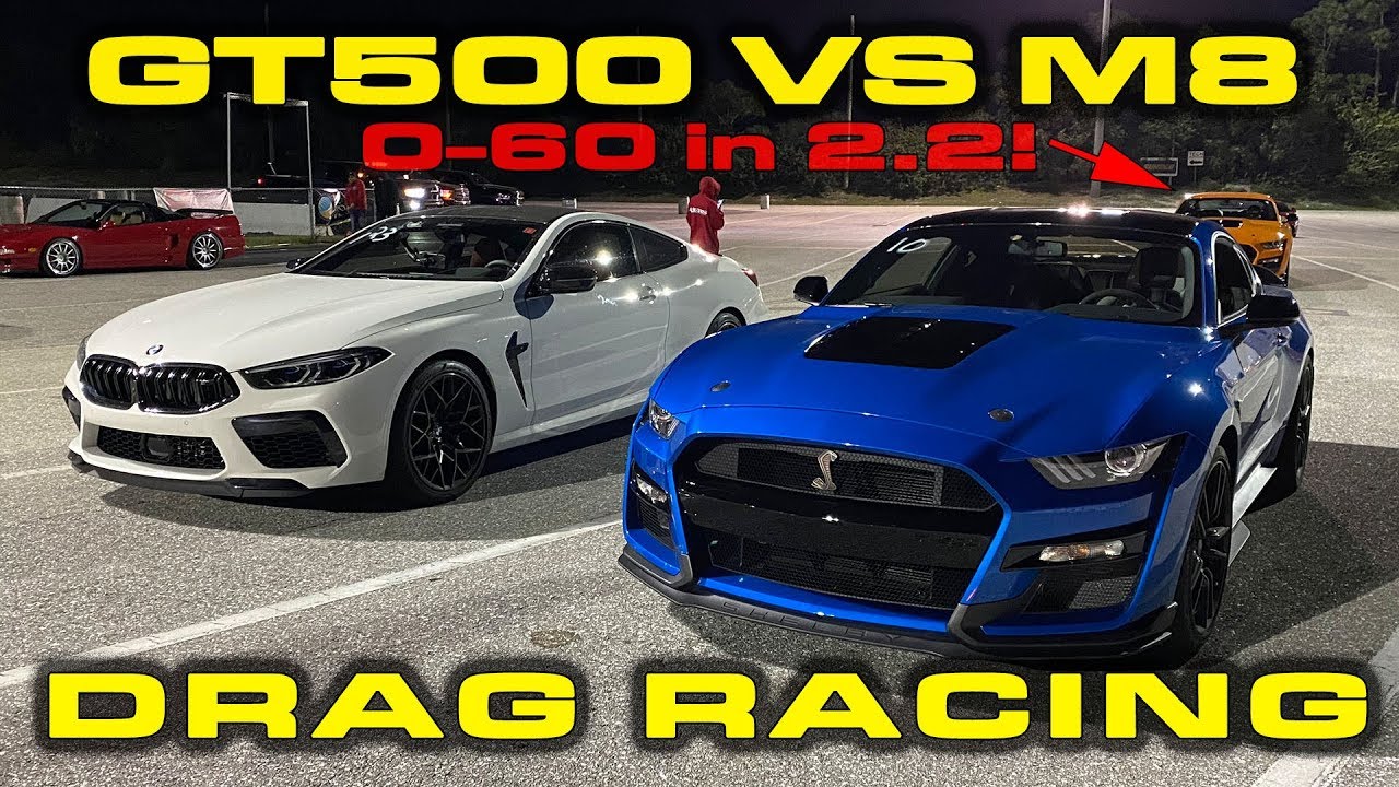 2020 Ford Mustang Shelby GT500 vs 2020 BMW M8 Competition