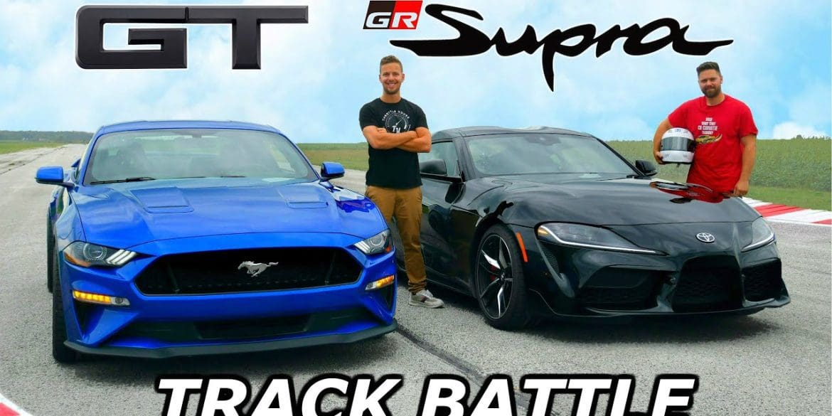 Track Battle: Ford Mustang GT PP1 vs 2020 Toyota Supra