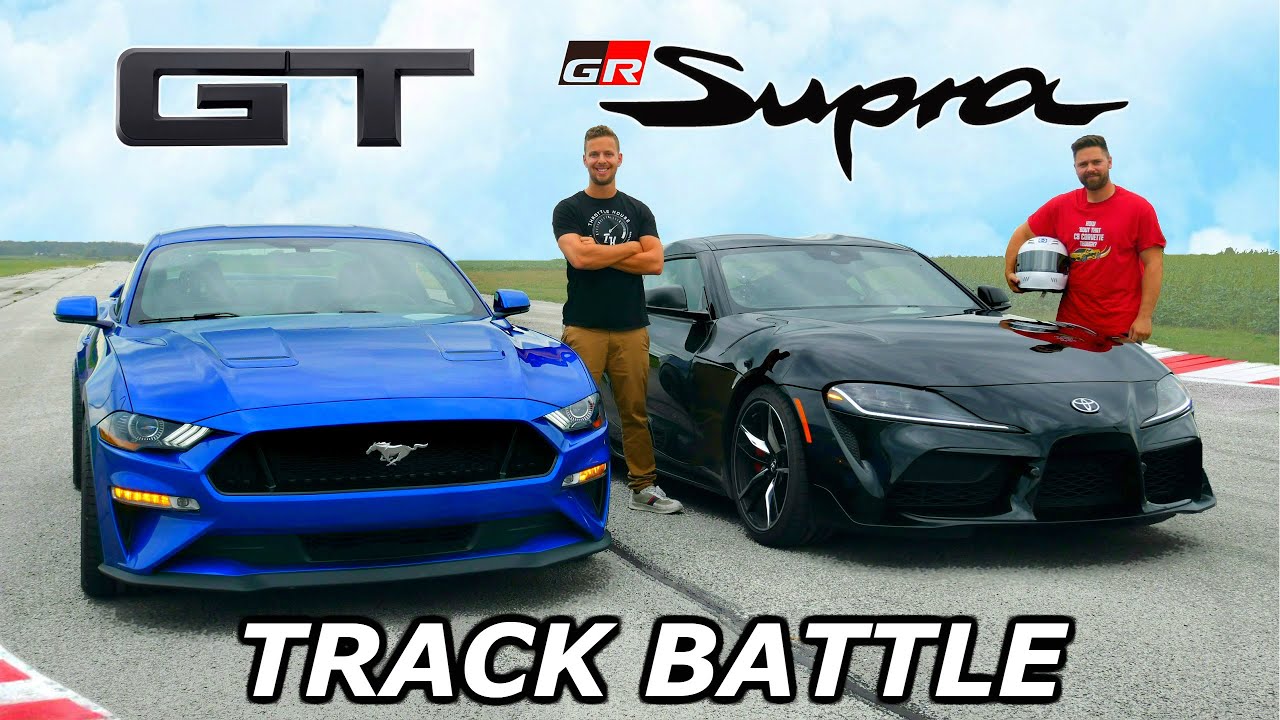 Track Battle: Ford Mustang GT PP1 vs 2020 Toyota Supra