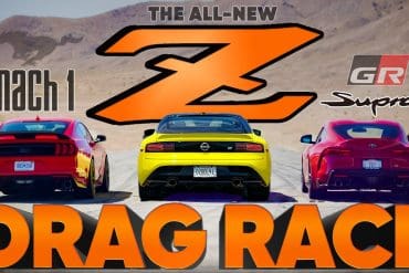 2022 Ford Mustang Mach-1 vs 2023 Nissan Z vs 2022 Toyota GR Supra 3.0