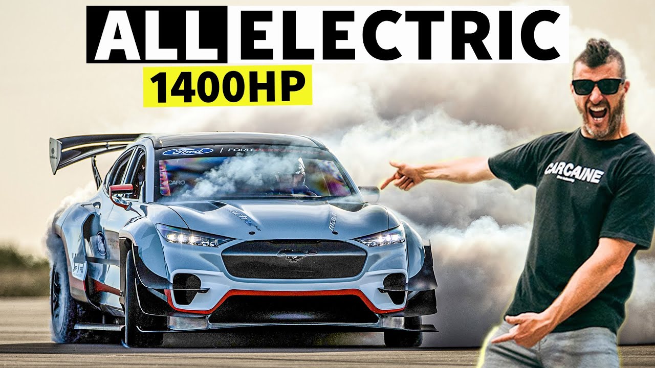 Ken Block Test Drives The All-Electric Ford Mustang Mach-E
