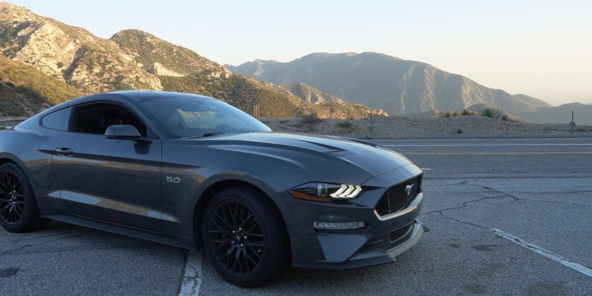 Test Driving A 2020 Mustang GT On A Canyon