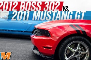 2012 Ford Mustang Boss 302 vs. 2011 Mustang GT: Drag Race