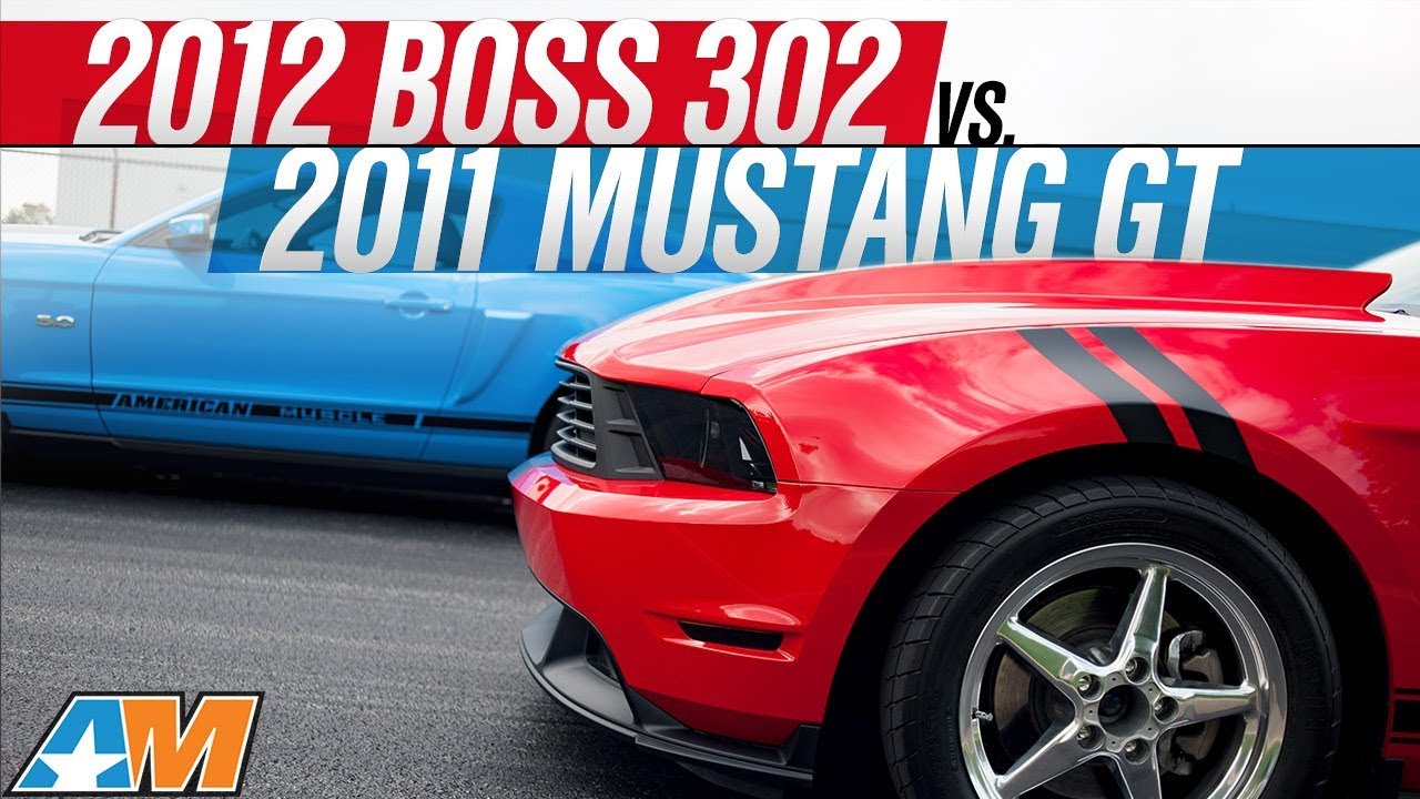 2012 Ford Mustang Boss 302 vs. 2011 Mustang GT: Drag Race