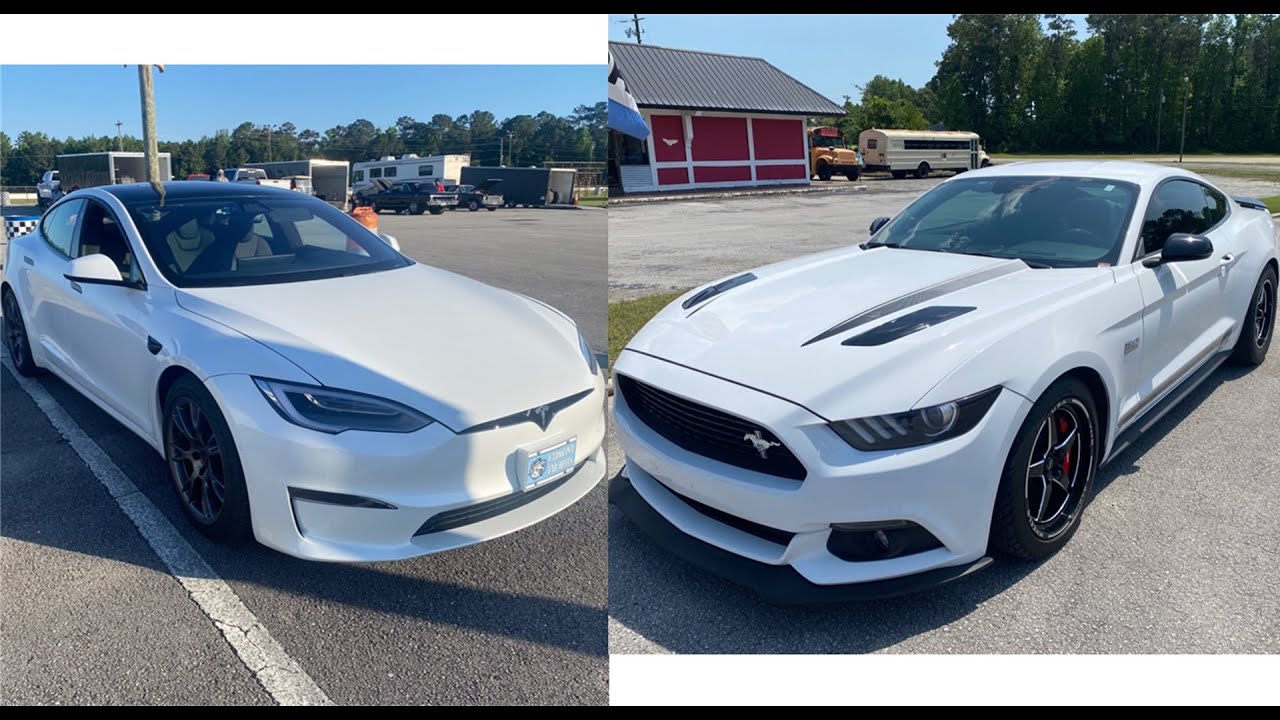 2017 Ford Mustang GT/CS vs Tesla Plaid