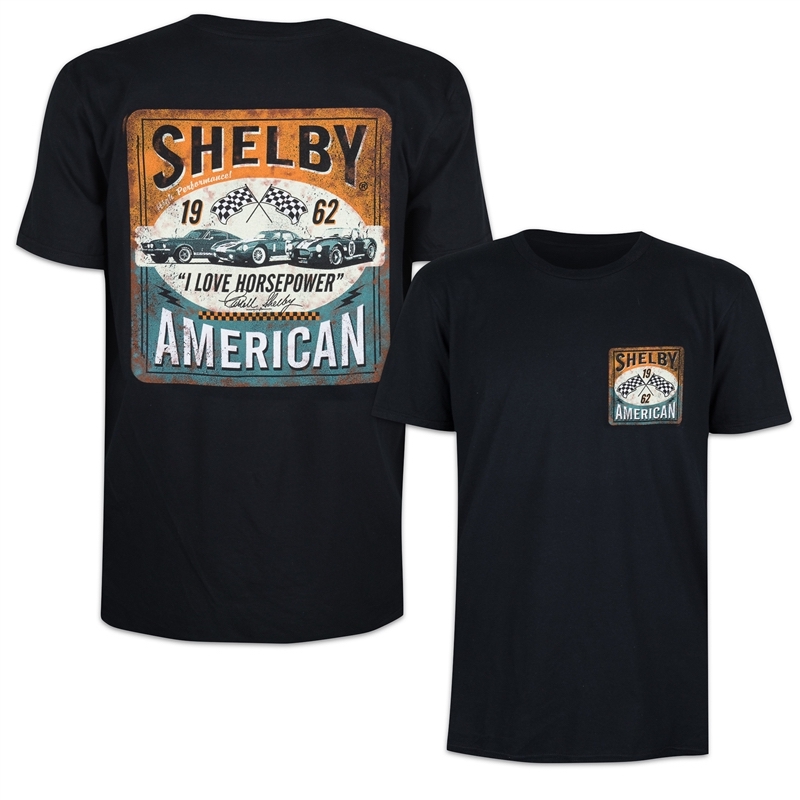 Shelby American - I Love Horsepower Ford Mustang t-shirt