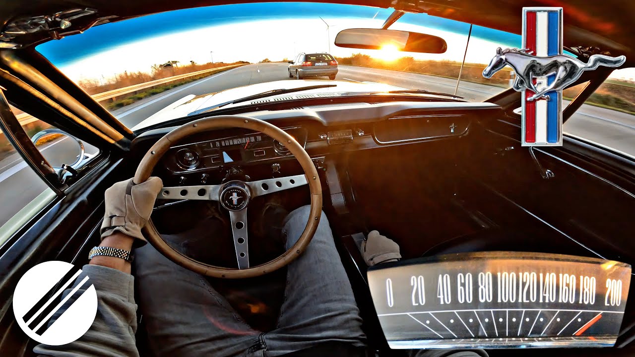 Pushing A 1966 Ford Mustang 4.7 V8 To Its Limit On Autobahn