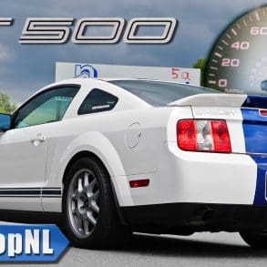 Supercharged Shelby GT500 On Autobahn