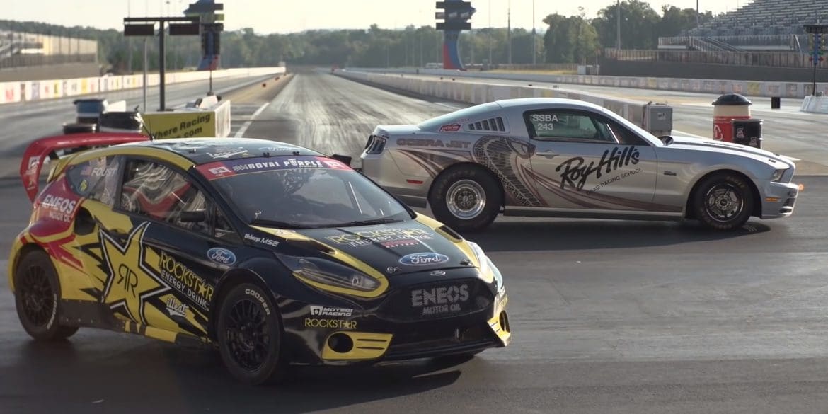 2013 Cobra Jet Mustang vs Ford Fiesta ST Competition Car