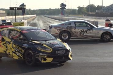 2013 Cobra Jet Mustang vs Ford Fiesta ST Competition Car