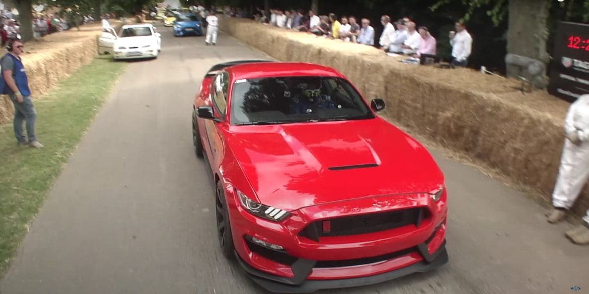 Ford Mustang GT350R Showing Off At The Goodwood Festival Of Speed