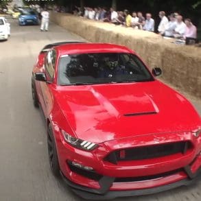 Ford Mustang GT350R Showing Off At The Goodwood Festival Of Speed