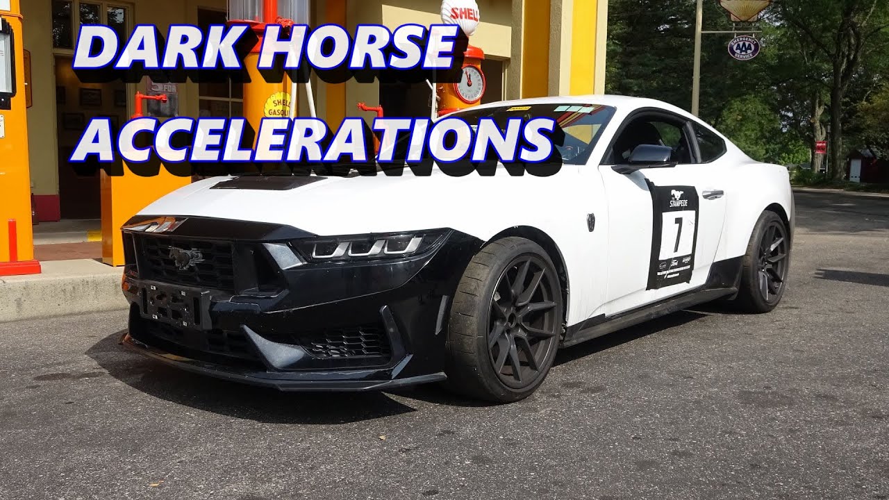 2024 Mustang Dark Horse Revs & Accelerations