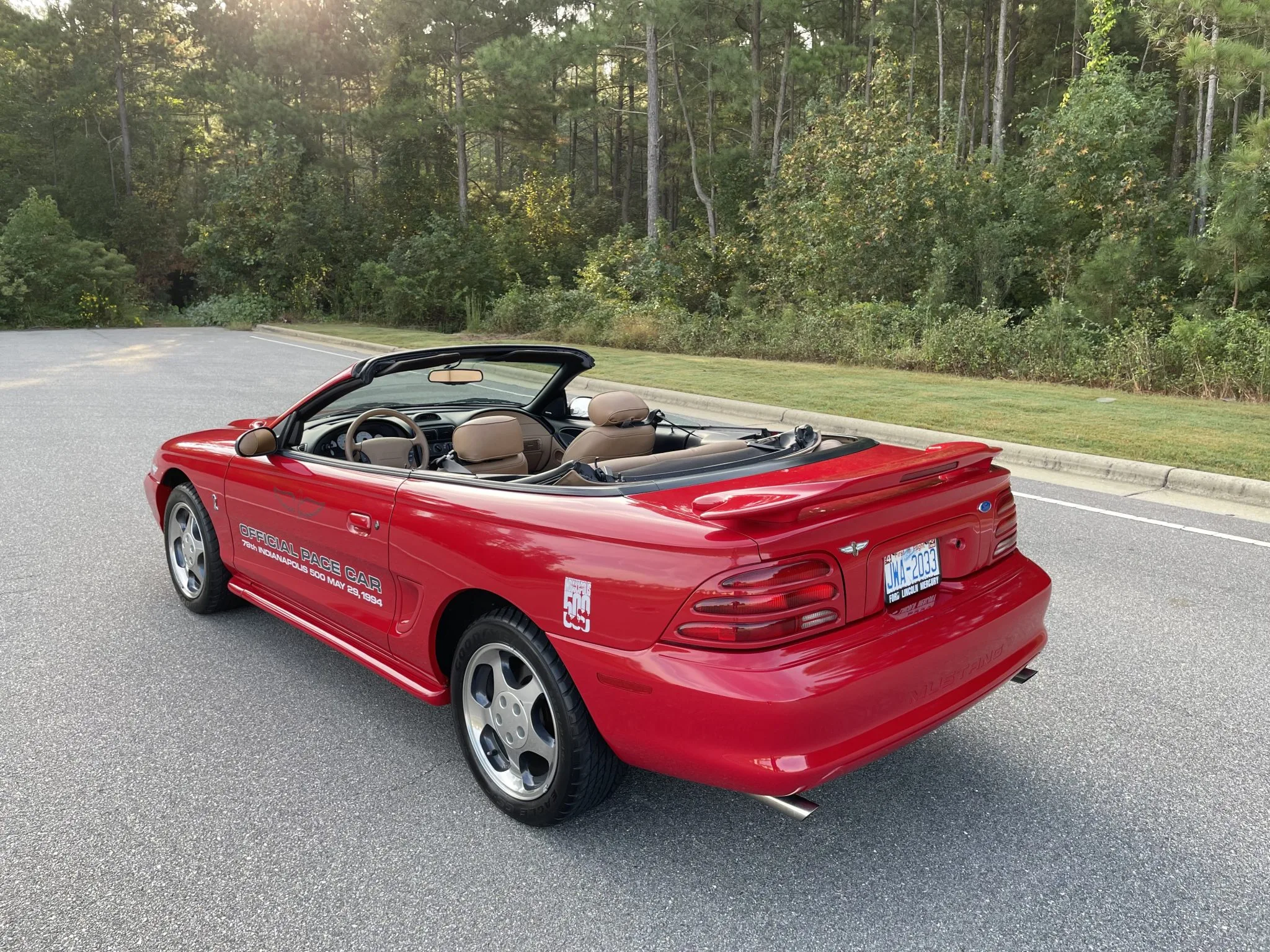 Mustang Of The Day: 1994 Mustang Cobra Convertible Indy 500 Pace Car