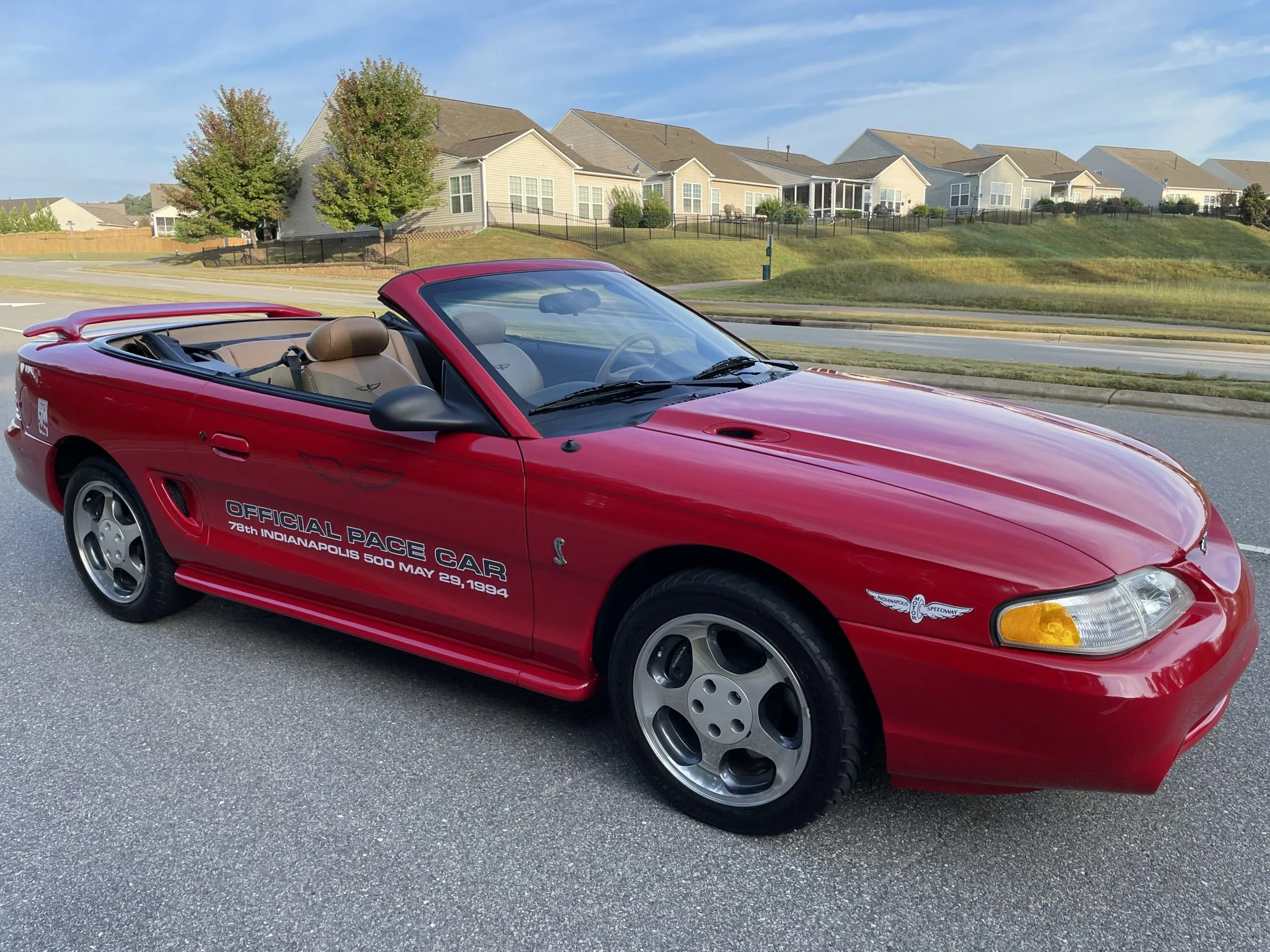 Mustang Of The Day: 1994 Mustang Cobra Convertible Indy 500 Pace Car