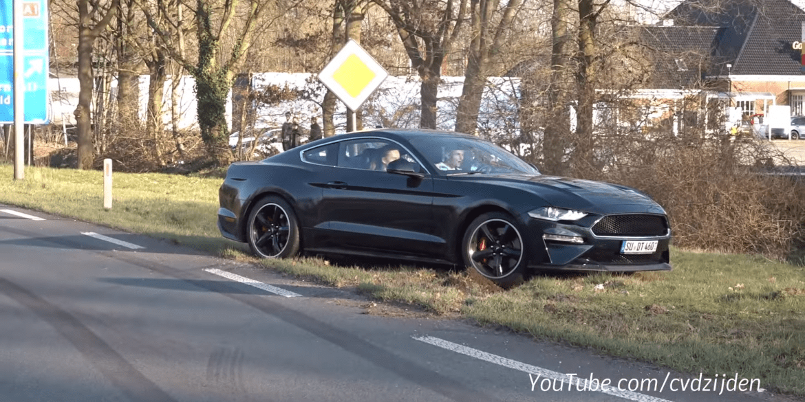 Ford Mustang Bullitt Drift Gone Wrong