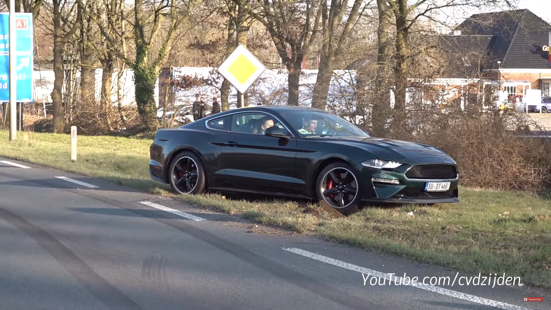 Ford Mustang Bullitt Drift Gone Wrong