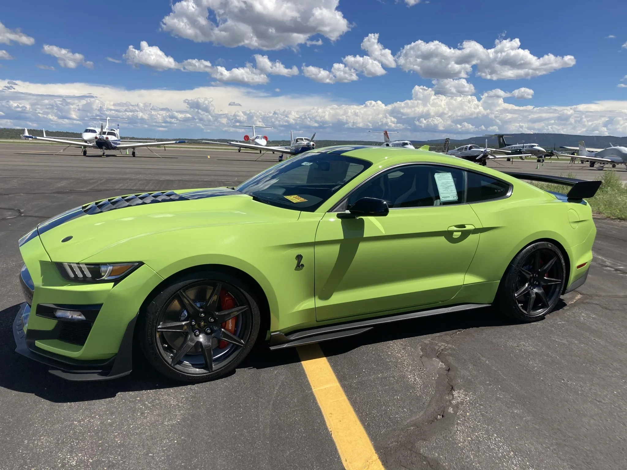 FOR SALE: Grabber Lime 2020 Ford Mustang Shelby GT500