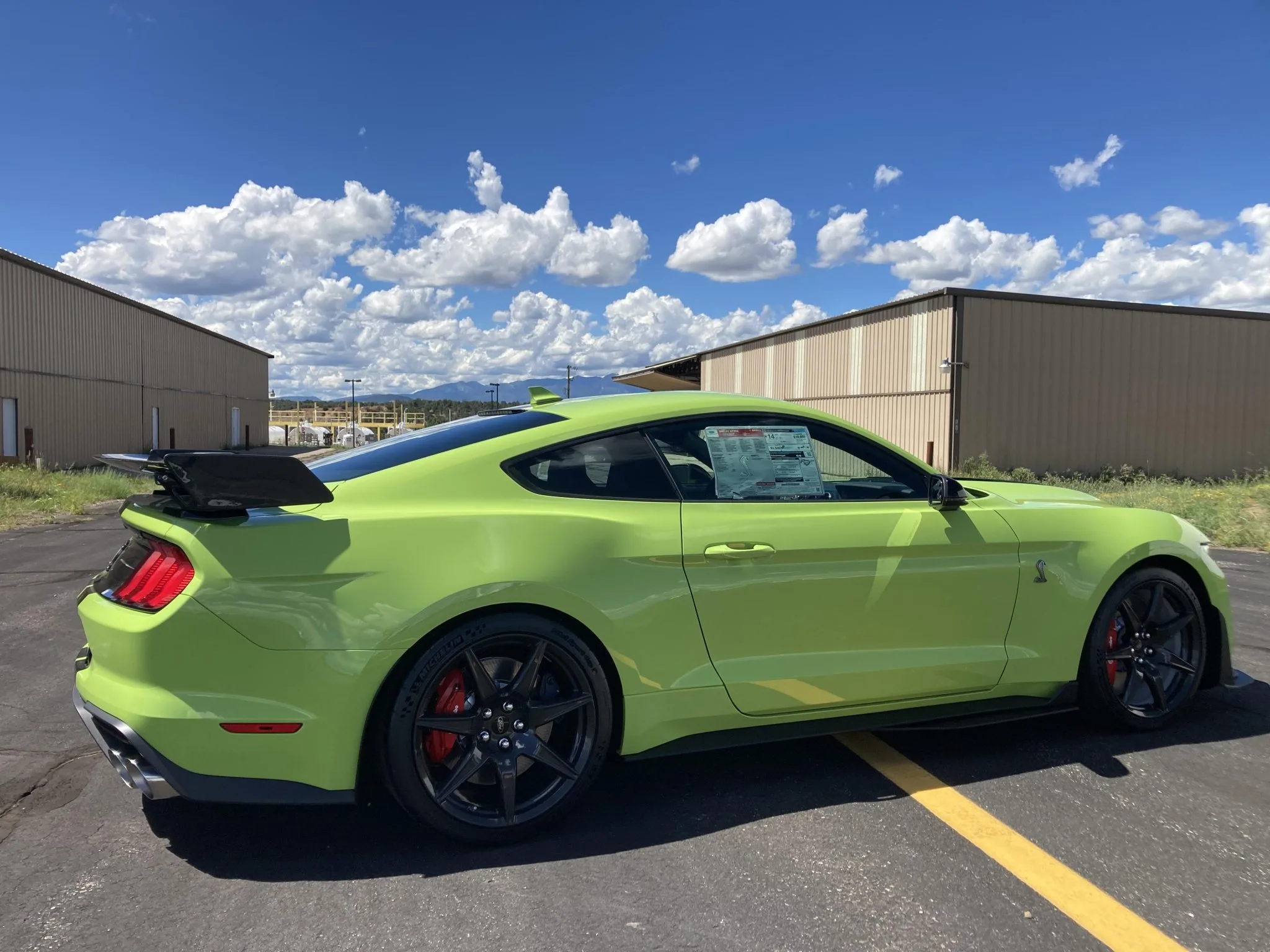 FOR SALE: Grabber Lime 2020 Ford Mustang Shelby GT500