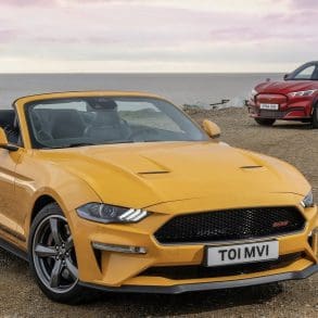 Cyber Orange 2022 Mustang Convertible
