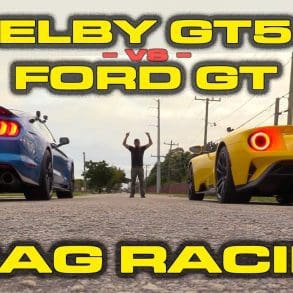 2020 Ford Mustang Shelby GT500 Challenges A 2018 Ford GT In A Drag Race