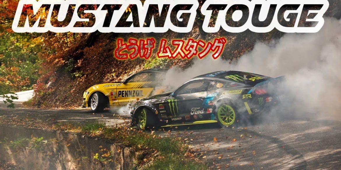 Out-Of-This-World Mountain Drift Battle Between Two Mustangs!