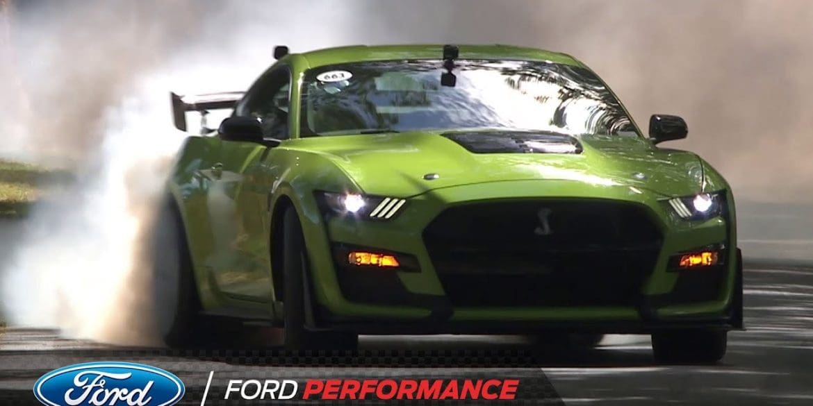 2020 Ford Mustang Shelby GT500 Showing Off At The Goodwood Festival of Speed