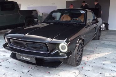 Classic 1967 Ford Mustang Fastback With An Electric Motor Showing Off At The Goodwood Festival Of Speed