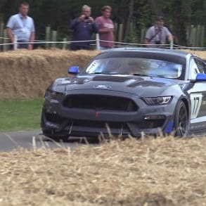 Ford Mustang GT4 Race Car At The Goodwood Festival Of Speed