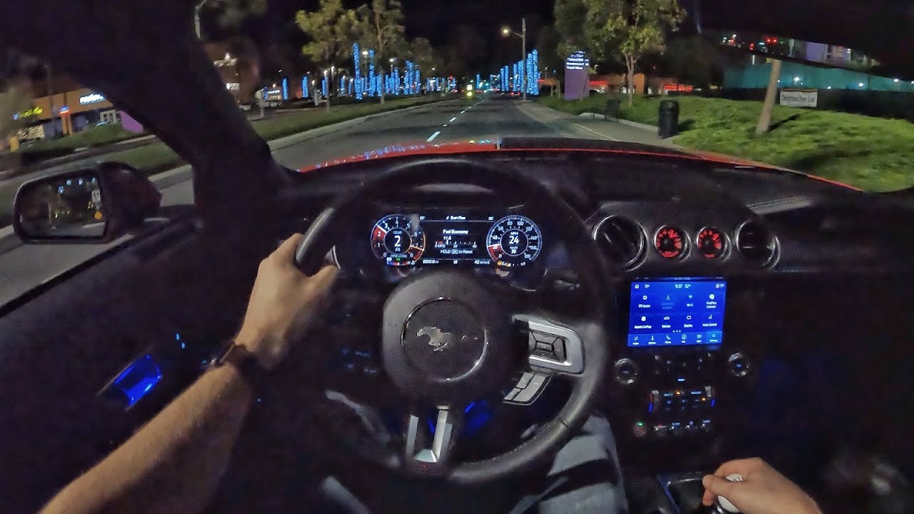 Taking A 2022 Ford Mustang Mach 1 For A Night Drive