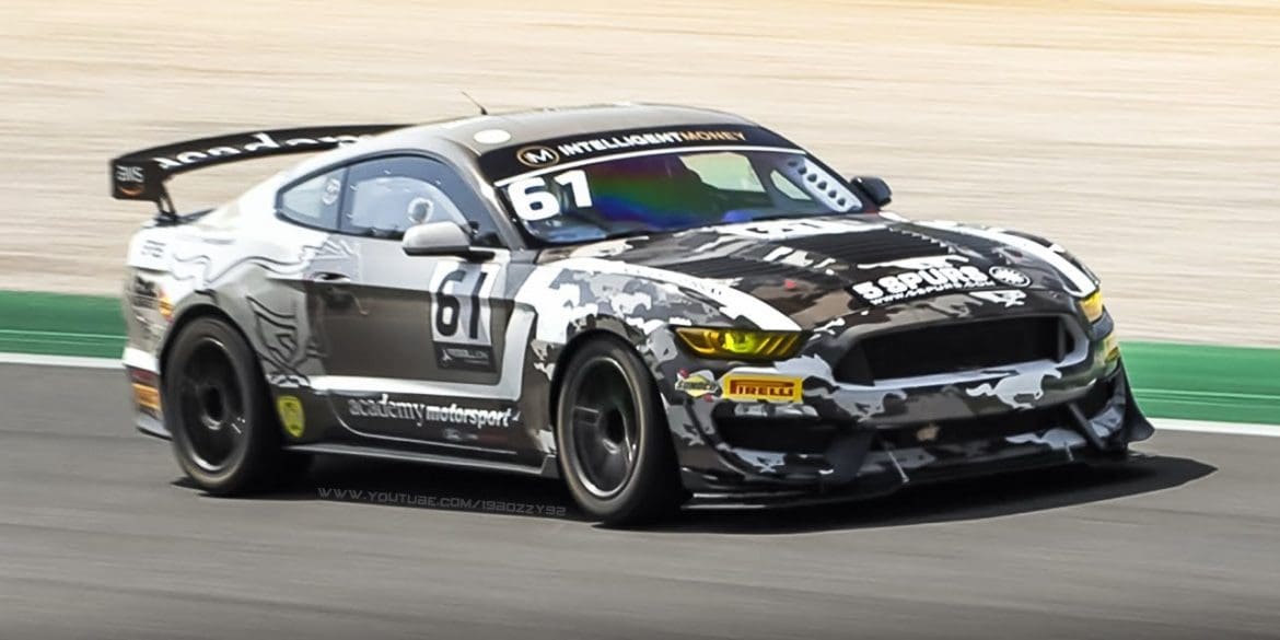 Ford Mustang GT4 Caught In Action at Monza Circuit