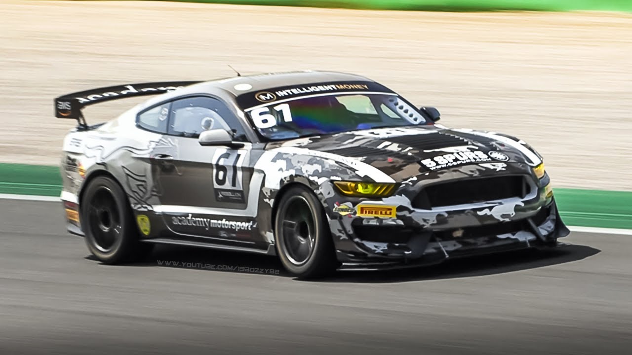 Ford Mustang GT4 Caught In Action at Monza Circuit