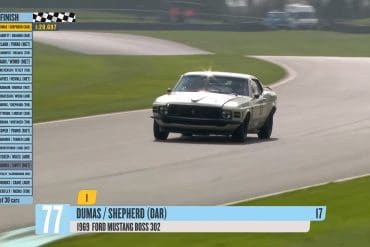Romain Dumas Pushes His 1969 Mustang Boss 302 Around Goodwood