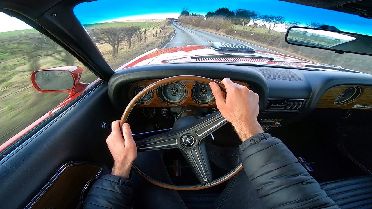 Cruising In A 1970 Ford Mustang Mach 1