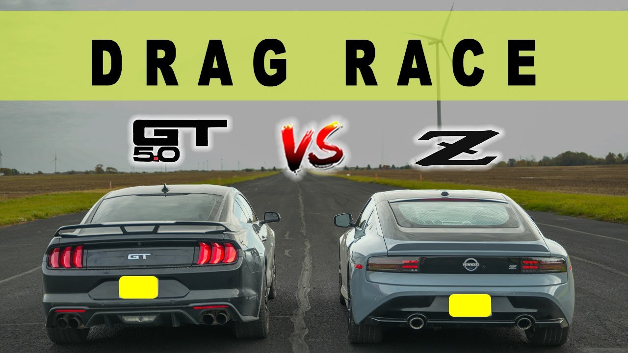 Drag Race Showdown: 2022 Ford Mustang GT VS 2023 Nissan Z