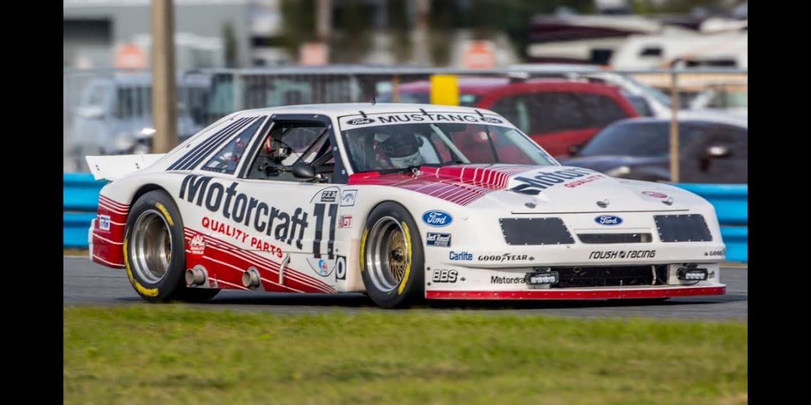 Richard Dean Gets Behind The Wheel Of A IMSA GTO Ford Mustang at Daytona