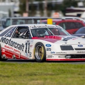 Richard Dean Gets Behind The Wheel Of A IMSA GTO Ford Mustang at Daytona