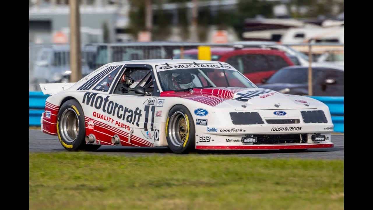 Richard Dean Gets Behind The Wheel Of A IMSA GTO Ford Mustang at Daytona