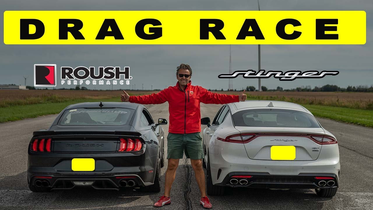 ROUSH Ford Mustang GT Takes On A Tuned Kia Stinger GT