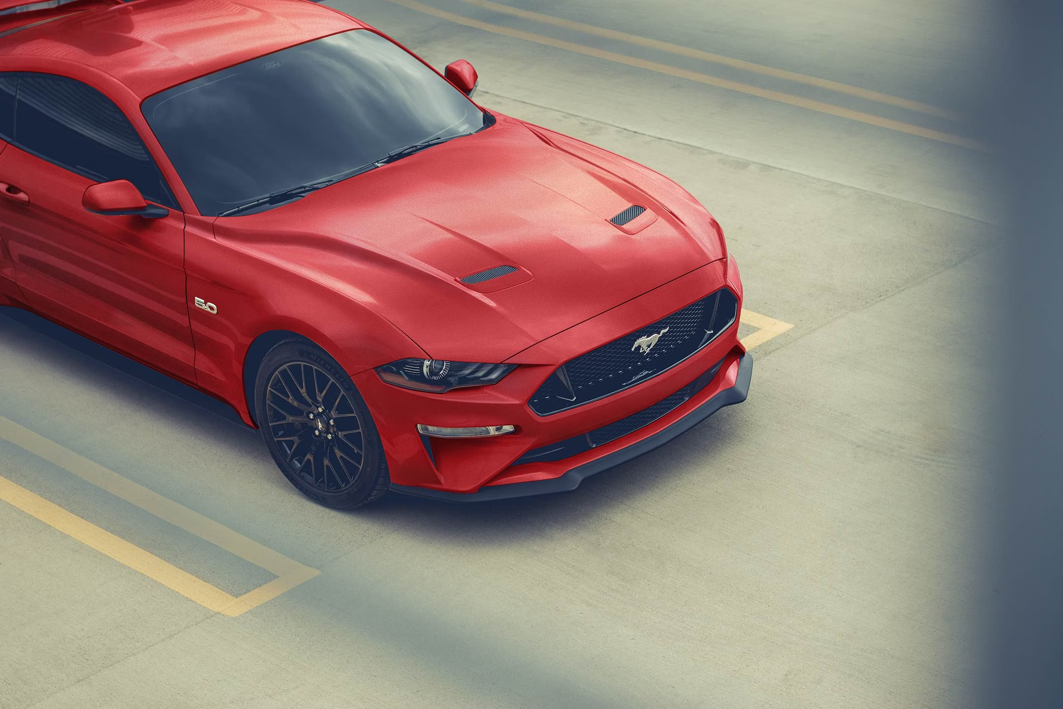 Red 2023 Ford Mustang