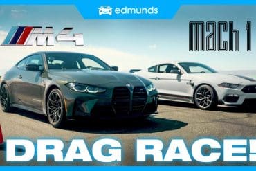 DRAG RACE: 2021 Ford Mustang Mach 1 vs 2021 BMW M4 Competition