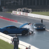 Mustang Nearly Runs Into A Lamborghini In A Drag Race