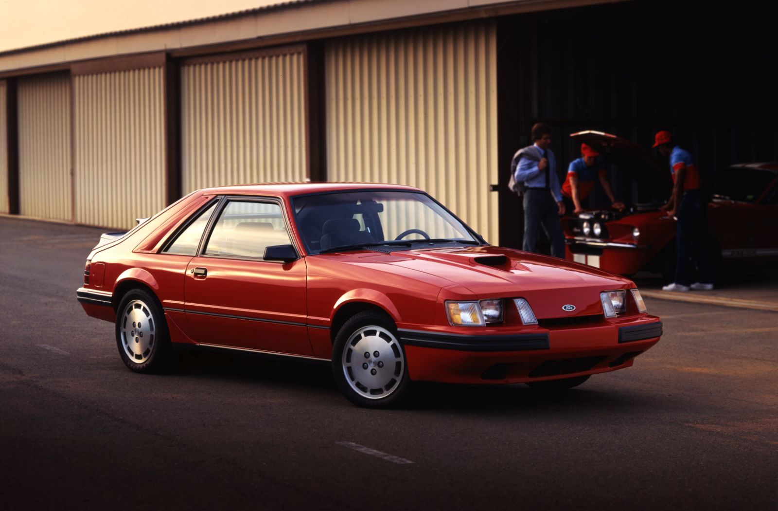 Red 1980 Mustang SVO