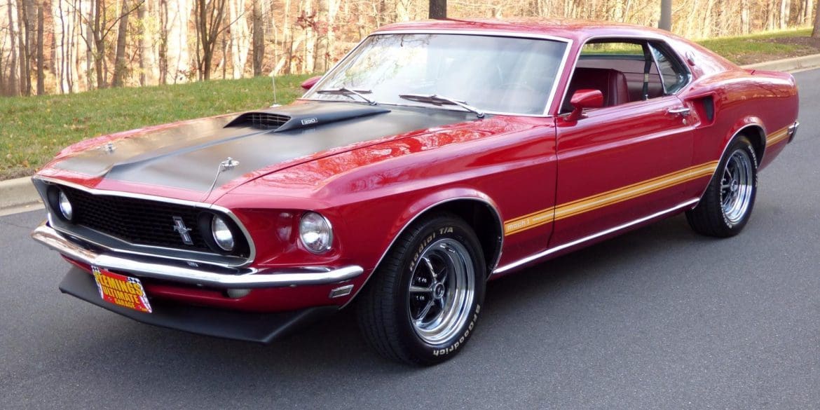 1965 Red Ford Mustang