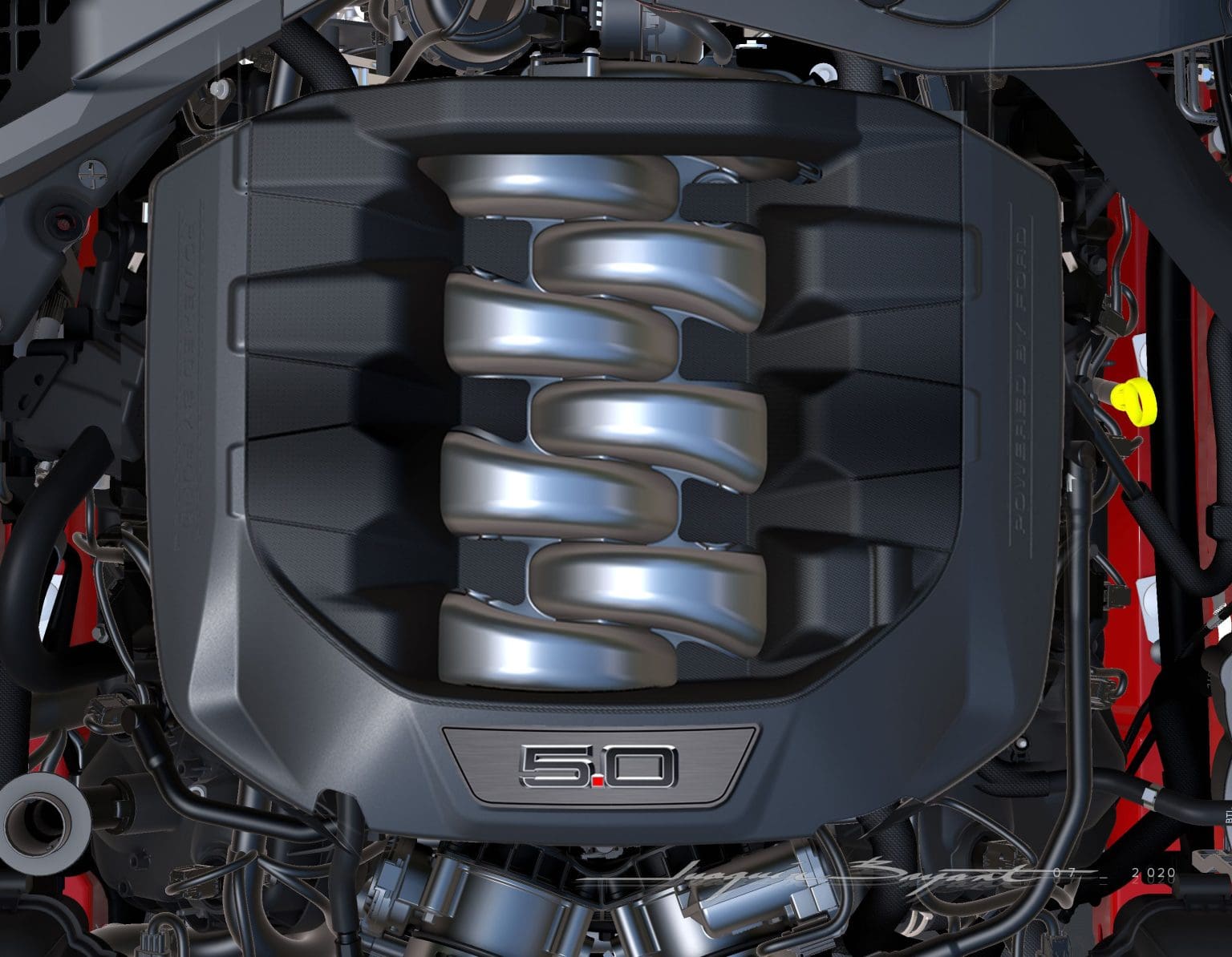 2024 Mustang Engine Information & Specs 5.0L V8 Mustang Specs