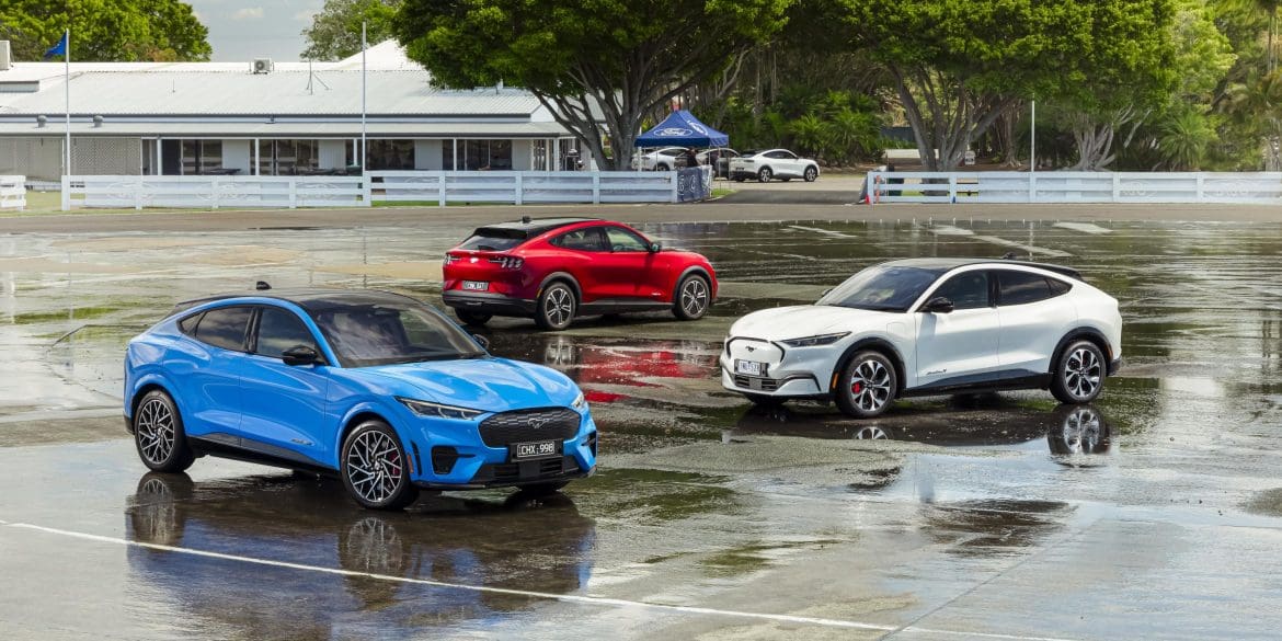 Trio of 2024 Mustang Mach E