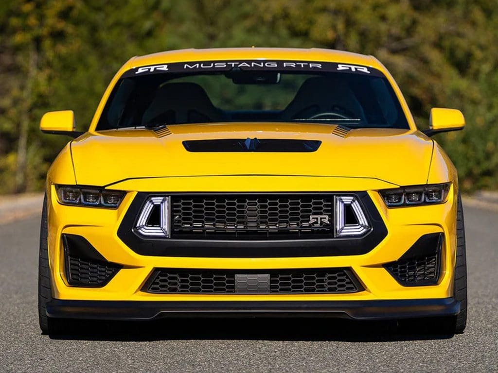 Yellow 2024 Ford Mustang RTR Spec 2