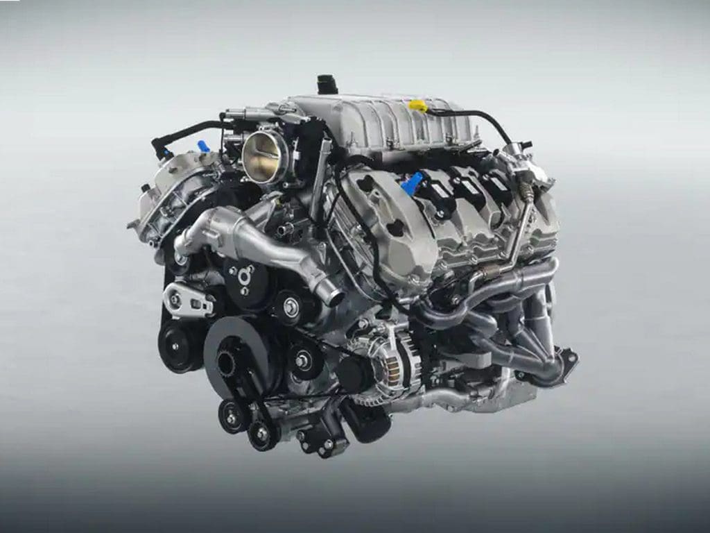 supercharged 5.2L V8 engine