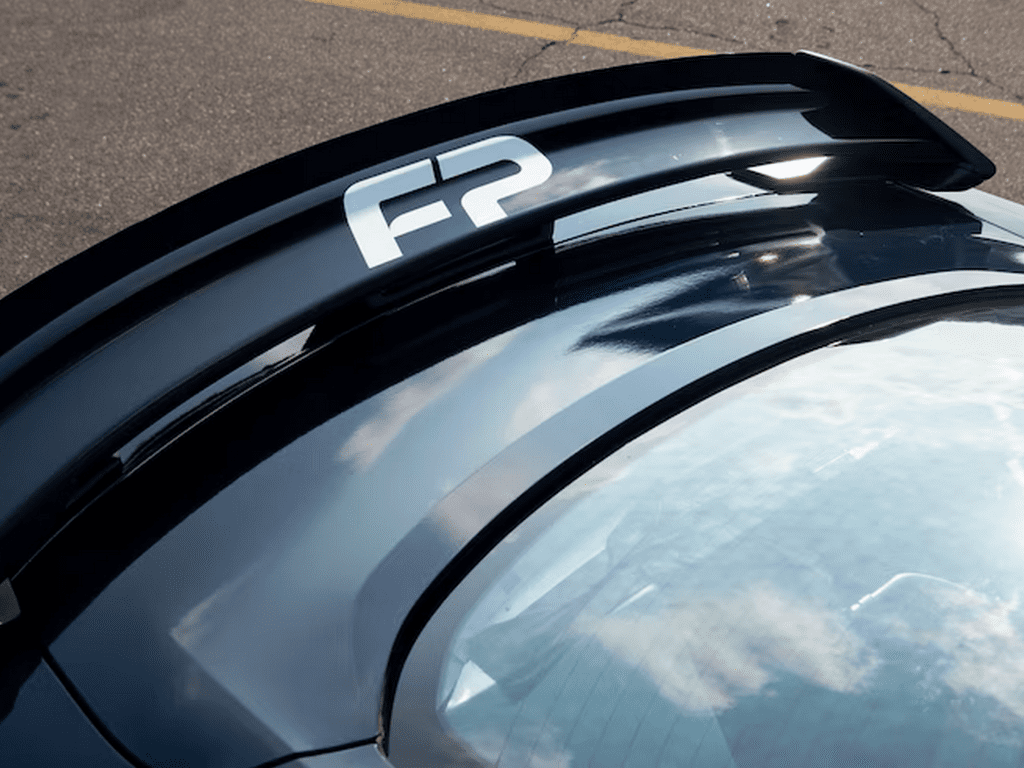 Spoiler on 2024 Ford Mustang Dark Horse R