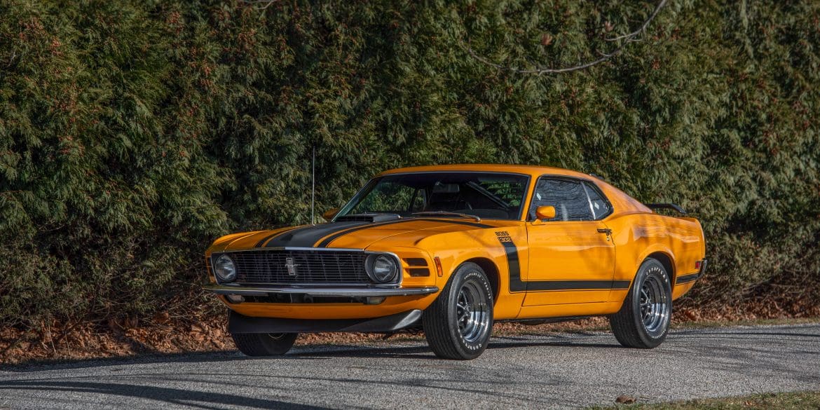 1970 Ford Mustang Boss 302 Corey Escobar ©2023 Courtesy of RM Sotheby's